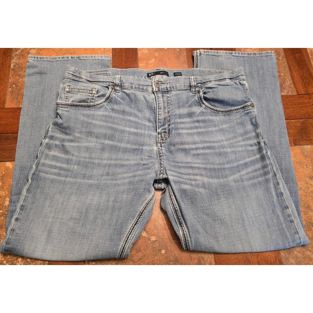 BKE Seth Mens Relaxed Straight Leg Jeans Size 42 Sandblast